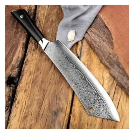 Muxel Extra großes Kochmesser mit gebogener Klinge, scharf, langlebig Ein Allzweckmesser