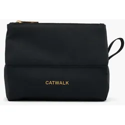 Kosmetiktasche - Damen - schwarz