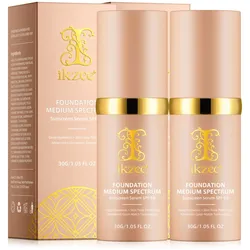 P-Beauty Sonnenschutzcreme SPF 50 Foundation mit UV-Schutz 2x30 g
