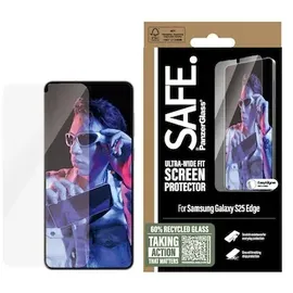 Panzer Glass SAFE Displayschutz für Samsung Galaxy S25 Edge Ultra-Wide Fit