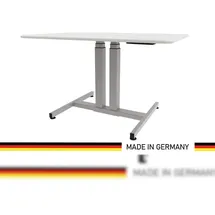 Schaff Schreibtisch Progress Weiß / Silber