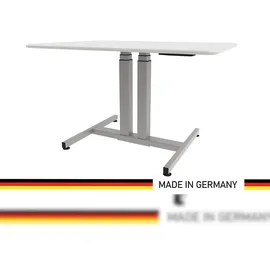 Schaff Schreibtisch Progress Weiß / Silber