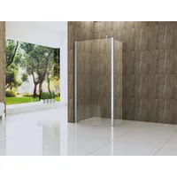 Alphabad Anbauecke für Duschtrennwand VACANTE Walkin Glas Dusche Duschabtrennung