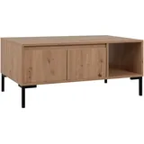 MID.YOU Couchtisch, Eiche Artisan rechteckig, 60x43x100 cm