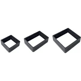 GARANTIA Ergo Quadro L 80 x 80 x 25 cm grau