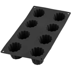 Bordelais Gourmet Cannelé Form Schwarz - Rechteck Silikon Lékué 30x17.5 cm
