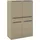 Set One by Musterring Highboard Reno 140 x 42 x 42 cm Braun