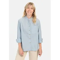 CAMEL ACTIVE Streifenbluse im Relaxed Fit Blau-Weiß, | S
