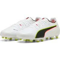 Puma King 20 Ultimate AG/FG Herren PUMA White/Glowing Red/Yellow Alert 46