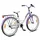 Bikestar Classic 24" lila/weiß Rücktrittbremse