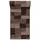 mazovia rutschfest Teppich Läufer Flur - Modern Geometrische Muster Teppichläufer - Kurzflor Flurläufer für Vorzimmer, Schlafzimmer, Küche - ÖKO-TEX Zertifiziert - Meterware Braun - 67 x 100 cm