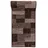 mazovia rutschfest Teppich Läufer Flur - Modern Geometrische Muster Teppichläufer - Kurzflor Flurläufer für Vorzimmer, Schlafzimmer, Küche - ÖKO-TEX Zertifiziert - Meterware Braun - 67 x 100 cm