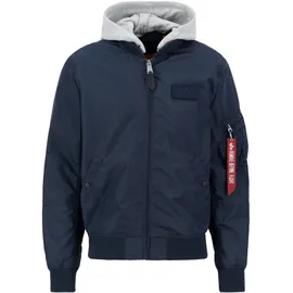 Alpha Industries MA-1 TT Hood rep. blue S