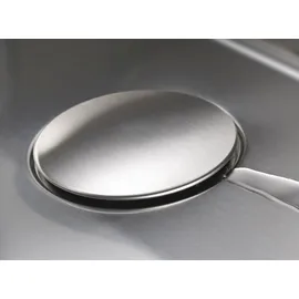 PYRAMIS Sink & Shower Cover Ø 12 cm H:3 cm Farbe Silber