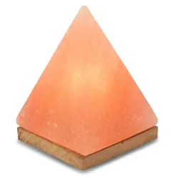 Beleuchteter Salzkristall PYRAMIDE