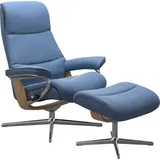 Stressless Stressless® Relaxsessel »View«, mit Cross Base, Größe S, M & L, Holzakzent Eiche