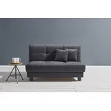 Ell + Ell Schlafsofa Tilda Polyester 2-Sitzer Blau/Grau