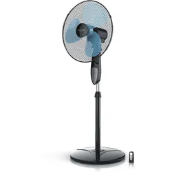 Brandson Standventilator 42 cm, Standlüfter, Ventilator höhenverstellbarer Standfuß, Neigungswinkel verstellbar, 50W, 3 Geschwindigkeitsstufen