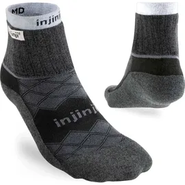 injinji Herren Liner+Runner Mini-Crew schwarz
