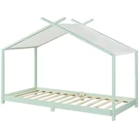 [en.casa] Kinderbett Brome 90 x 200 cm Kiefer mintgrün
