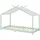 [en.casa] Kinderbett Brome 90 x 200 cm Kiefer mintgrün