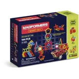 Magformers 710001 144-teilige magnetische Bausteine Smart Set, 144dlg, Mehrfarbig