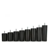 Prima-Online Möbelfuß 4x Möbelfüße aus Kunststoff Möbelbeine Möbelgleiterfuß Schrank Beine 8 cm
