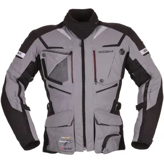 Modeka Panamericana Motorrad Textiljacke Grau/Schwarz 3XL