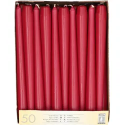 PAPSTAR Kerzen 25 cm bordeaux