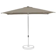SUNCOMFORT 250 x 200 cm Light Taupe