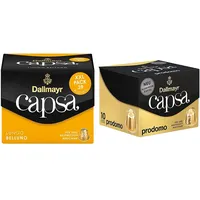 Dallmayr Capsa Lungo Belluno XXL, 39 Nespresso kompatible Kapseln, 1er Pack (1 x 218 g) & Capsa prodomo, 56g