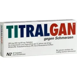 TITRALGAN gegen Schmerzen