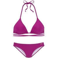 bruno banani Triangel-Bikini Damen beere Gr.32 Cup A/B