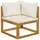 vidaXL 5-tlg. Garten-Lounge-Set mit Auflagen Massivholz Akazie