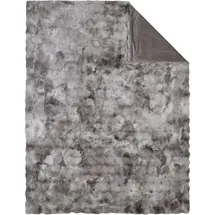 Bugatti Wohndecke Bubble Felldecke bugatti, bugatti, in luxuriöser Felloptik grau