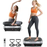 Kidken Vibrationsplatte, Ganzkörper-Workout Erschütterungsplatte Übungsmaschine für Knochendichte Gebäude-Lymphdrainage