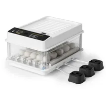 fudajo Vollautomatischer Flächenbrüter für 24 Eier 80 W