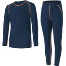 Löffler TRANSTEX K SET LONG WARM lange Thermounterwäsche Kinder dunkelblau - 152