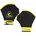 M-Unisex Neopren Ultraspan Schwimmhandschuhe Handgelenkriemen Schwarz/Gelb Schwimmen Arm Rücken Schultertraining Wassergymnastik Aquafitness M