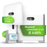 Hybrid-Set: Huawei 5kW Hybrid-Wechselrichter + 5kWh Speicher LUNA2000-5-S0