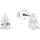 Amor Ohrstecker 2039271 silber rhodiniert mit Zirkonia 925