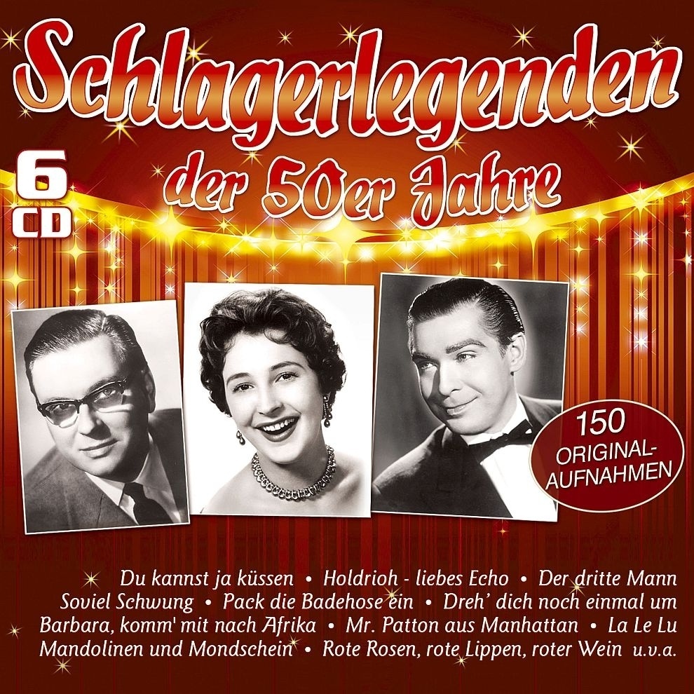 Schlagerlegenden Der 50er Jahre - 150 Originalaufn - . (CD)