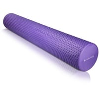 Navaris Pilates Rolle Faszienrolle 90 cm lang - Pilatesrolle Faszien Yoga Roller - Schaumstoffrolle für Rücken Fitness - Massagerolle versch. Farben