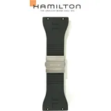 Hamilton Silikon/Kautschuk Digital Band-set Kautschuk-schwarz-50/48 H691.515.102 - schwarz