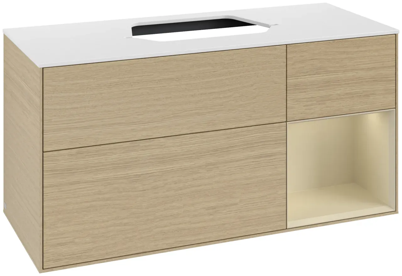 Villeroy & Boch Waschbeckenunterschrank Finion F42 1200x603x501mm m Bel FK/RE/AP: PC/HJ/1 F421HJPC