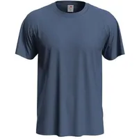 Stedman Classic Men T-shirt Jeansblau Baumwolle X-Small Herren