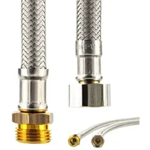 tecuro Sanitär Verbindungsschlauch 3/8 Üwm x 3/8 AG x 2000 mm, Ktw-a- Dvgw