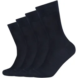 Socken CAMANO "ca-soft", Herren, Gr. 43-46, blau (navy), Baumwolle, Polyamid, unifarben, normal, Socken, mit hoher Verarbeitungsqualität