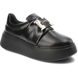 Schwarze Sneakers Armodo Schlupfschuhe, 41