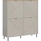 Home Affaire Highboard RAITA 124 x 135 x 40 cm Beige